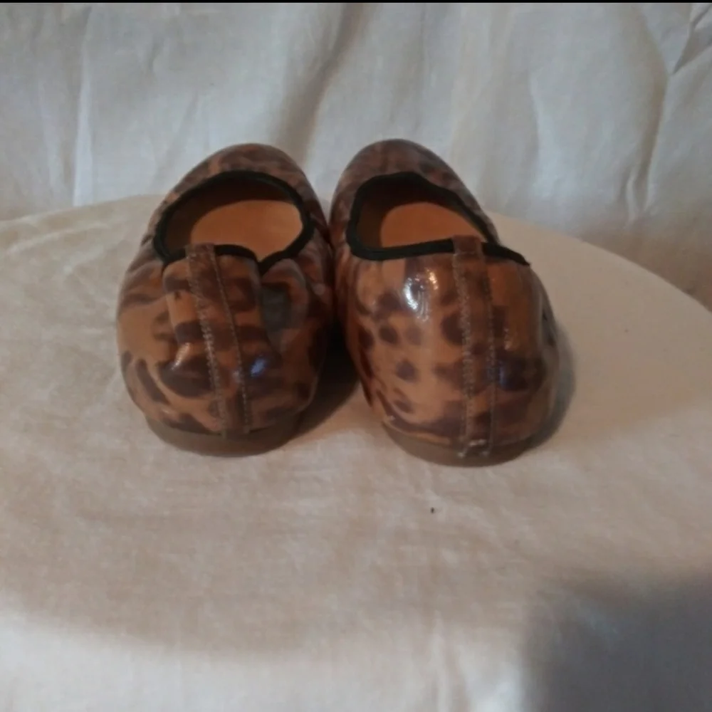 J. Crew Ballet Flat Leopard Loafer   c